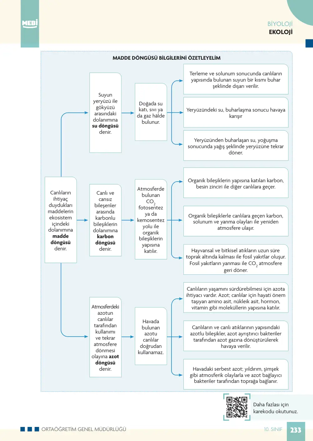 10. Sınıf Biyoloji Bireysel Öğrenme Etkinlikleri (2026-2027) sayfa 231
