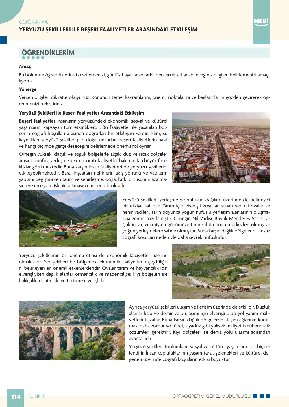 10. Sınıf Coğrafya Bireysel Öğrenme Etkinlikleri (2026-2027) sayfa 112