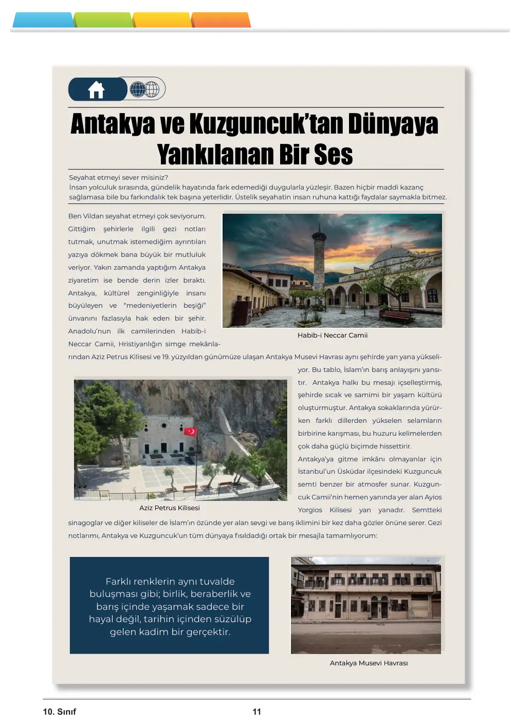 10. Sınıf Din Kültürü ve Ahlak Bilgisi Öğrenme Etkinlikleri Seti 1 (2025-2026) cevap anahtarı sayfa 12