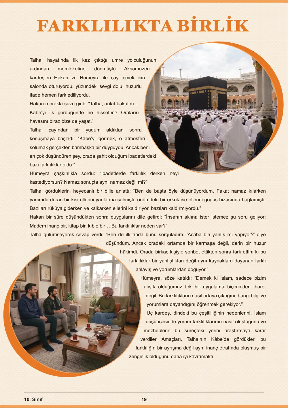 10. Sınıf Din Kültürü ve Ahlak Bilgisi Öğrenme Etkinlikleri Seti 2 (2025-2026) cevap anahtarı sayfa 20