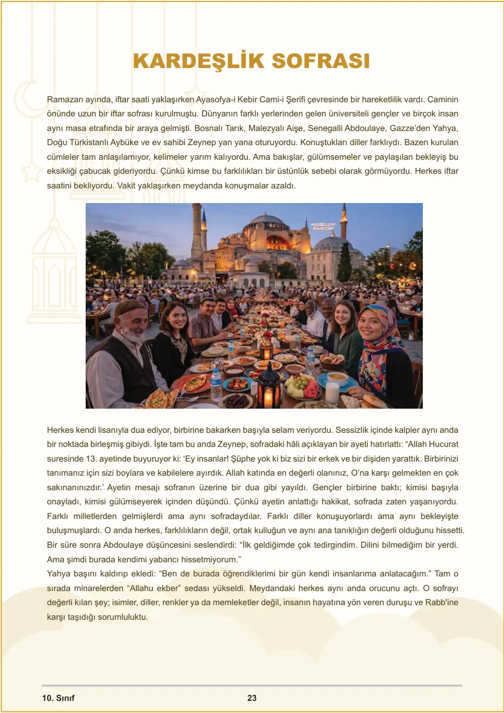 10. Sınıf Din Kültürü ve Ahlak Bilgisi Öğrenme Etkinlikleri Seti 2 (2025-2026) sayfa 24
