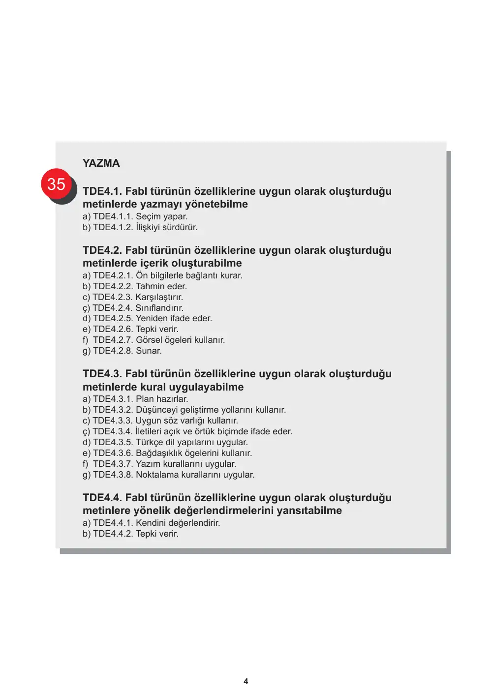 10. Sınıf Türk Dili ve Edebiyatı Öğrenme Etkinlikleri Seti 1 (2025-2026) sayfa 5