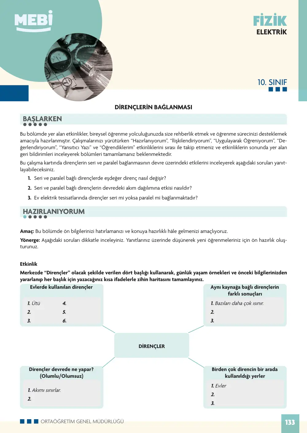 10. Sınıf Fizik Bireysel Öğrenme Etkinlikleri (2026-2027) sayfa 137