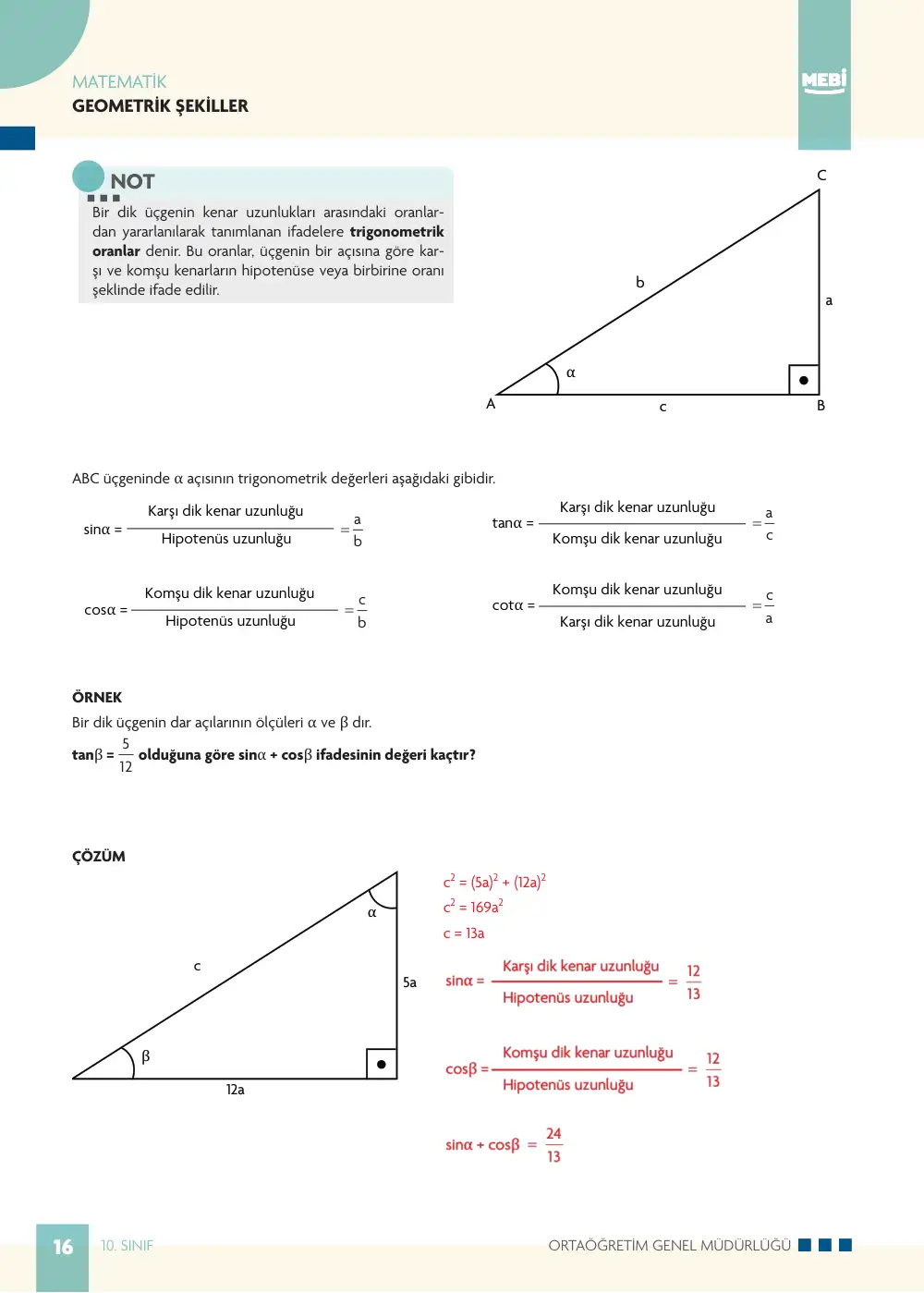 10. Sınıf Matematik Bireysel Öğrenme Etkinlikleri (2026-2027) sayfa 14