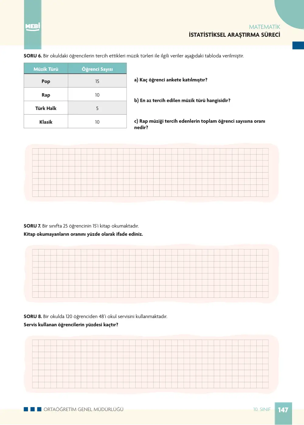 10. Sınıf Matematik Bireysel Öğrenme Etkinlikleri (2026-2027) sayfa 145
