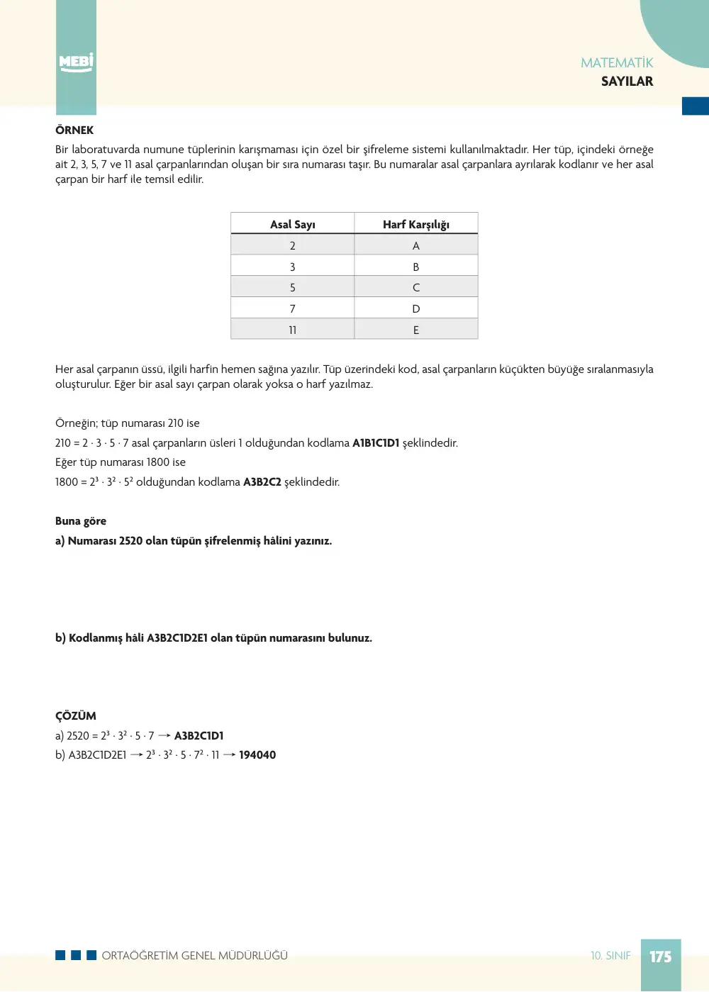 10. Sınıf Matematik Bireysel Öğrenme Etkinlikleri (2026-2027) sayfa 173