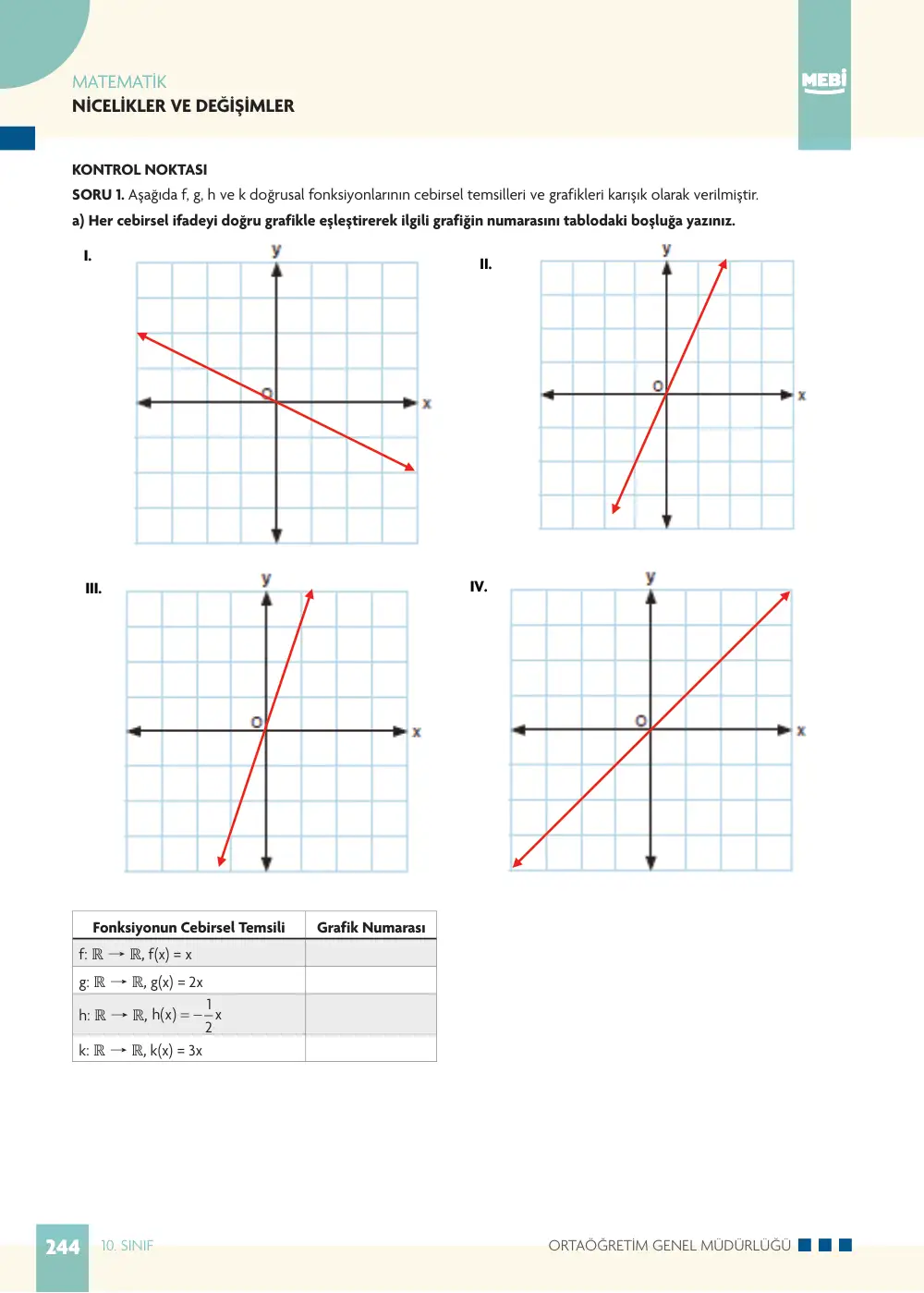 10. Sınıf Matematik Bireysel Öğrenme Etkinlikleri (2026-2027) sayfa 242
