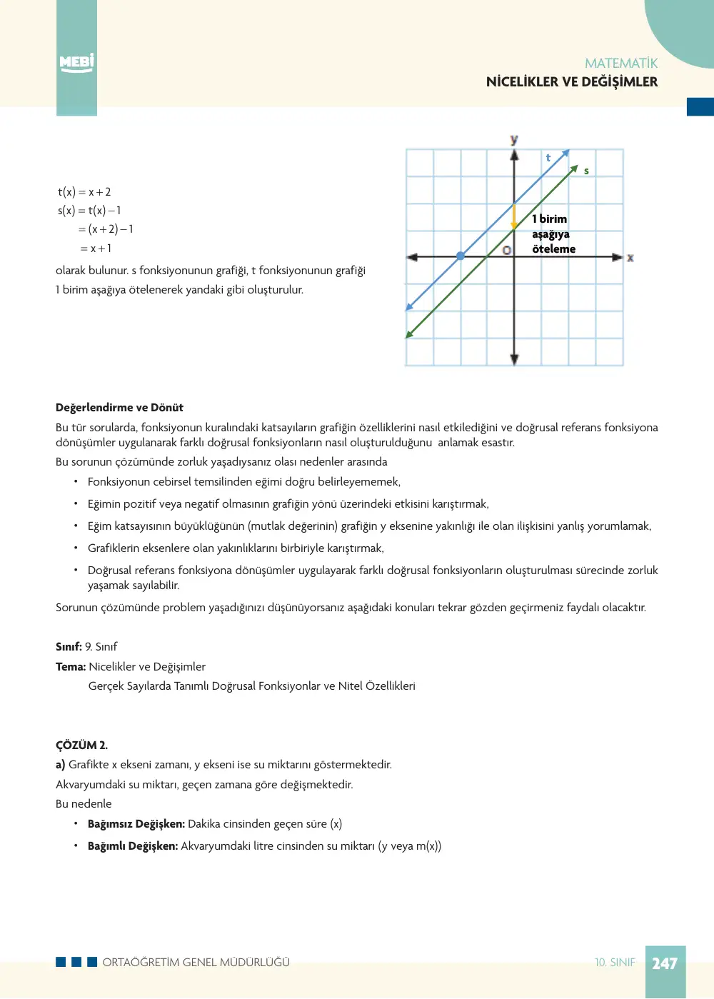 10. Sınıf Matematik Bireysel Öğrenme Etkinlikleri (2026-2027) sayfa 245
