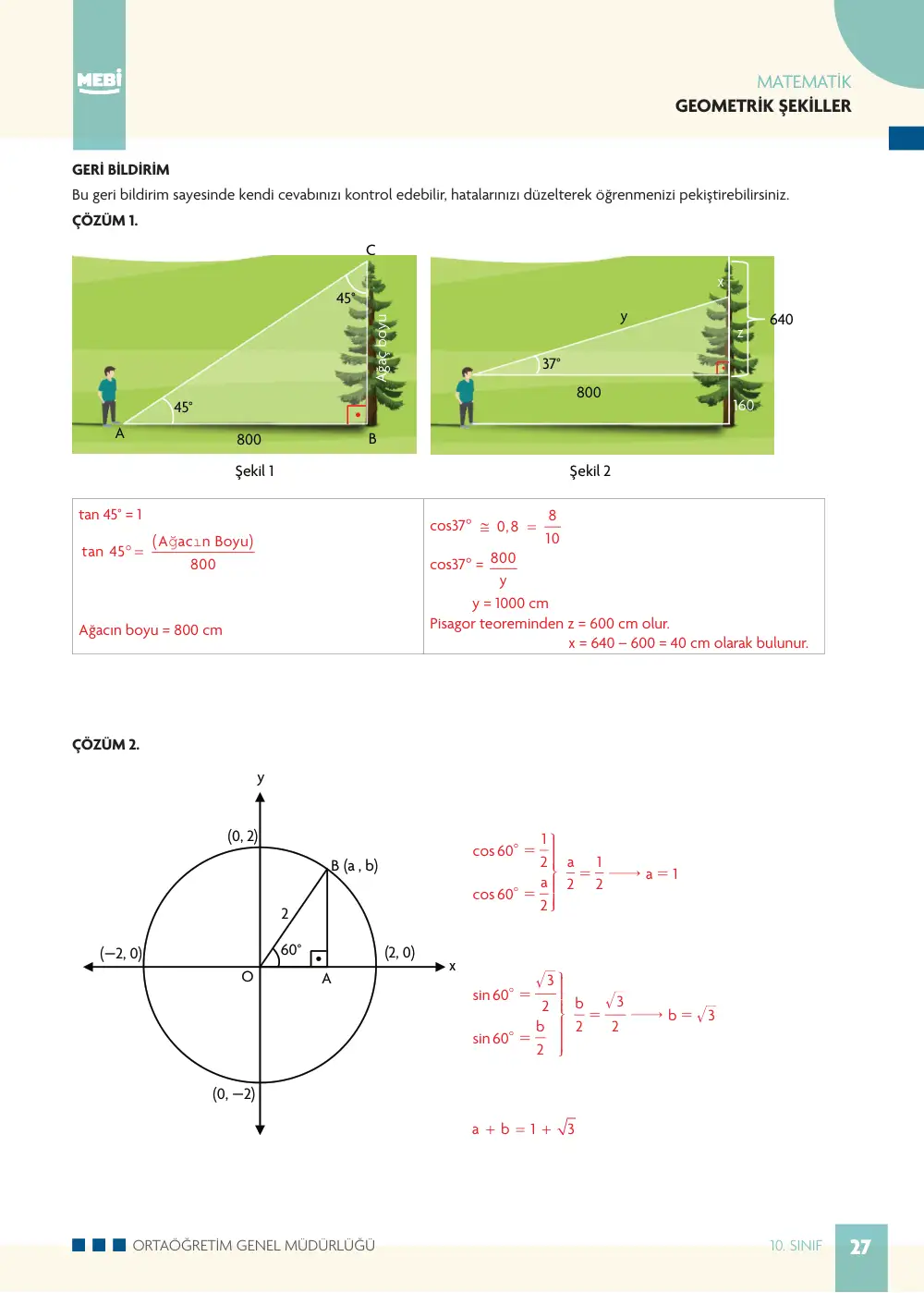 10. Sınıf Matematik Bireysel Öğrenme Etkinlikleri (2026-2027) sayfa 25