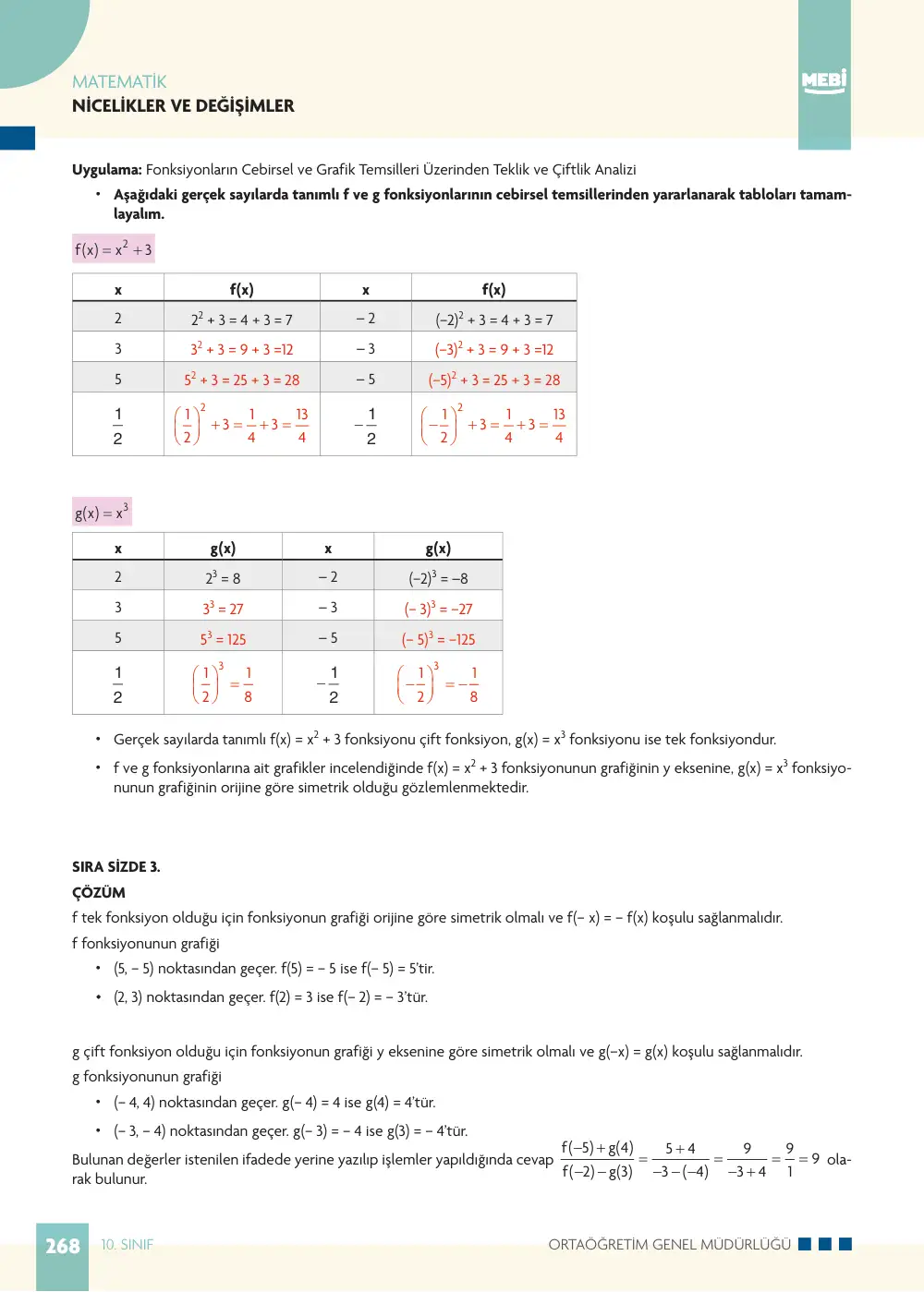 10. Sınıf Matematik Bireysel Öğrenme Etkinlikleri (2026-2027) sayfa 266