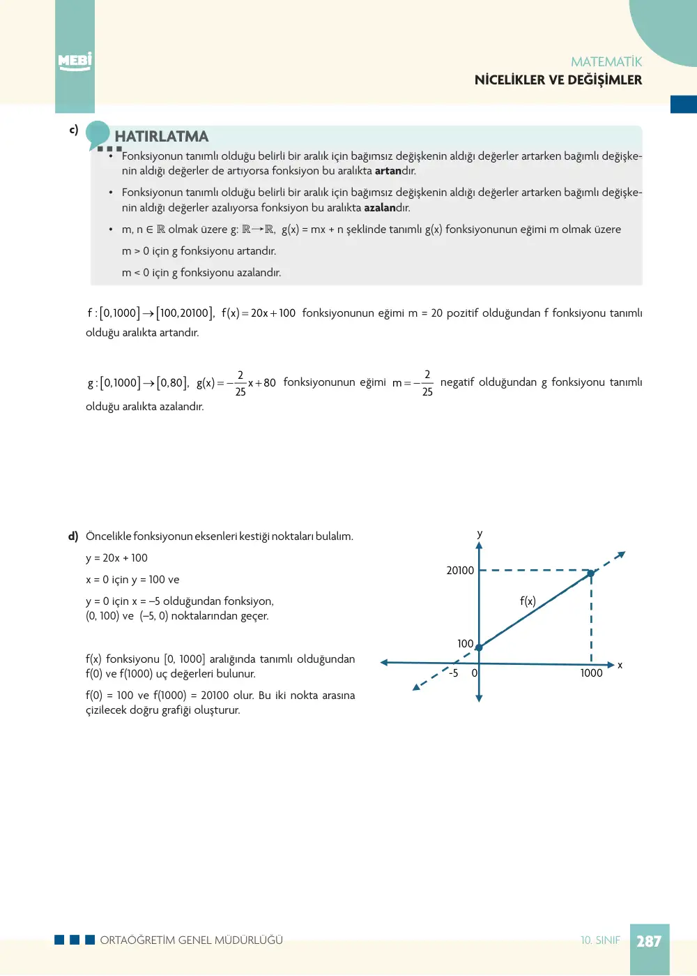 10. Sınıf Matematik Bireysel Öğrenme Etkinlikleri (2026-2027) sayfa 285
