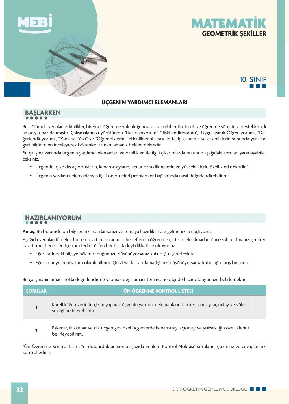 10. Sınıf Matematik Bireysel Öğrenme Etkinlikleri (2026-2027) sayfa 30