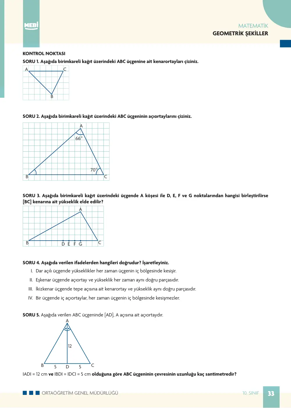 10. Sınıf Matematik Bireysel Öğrenme Etkinlikleri (2026-2027) sayfa 31