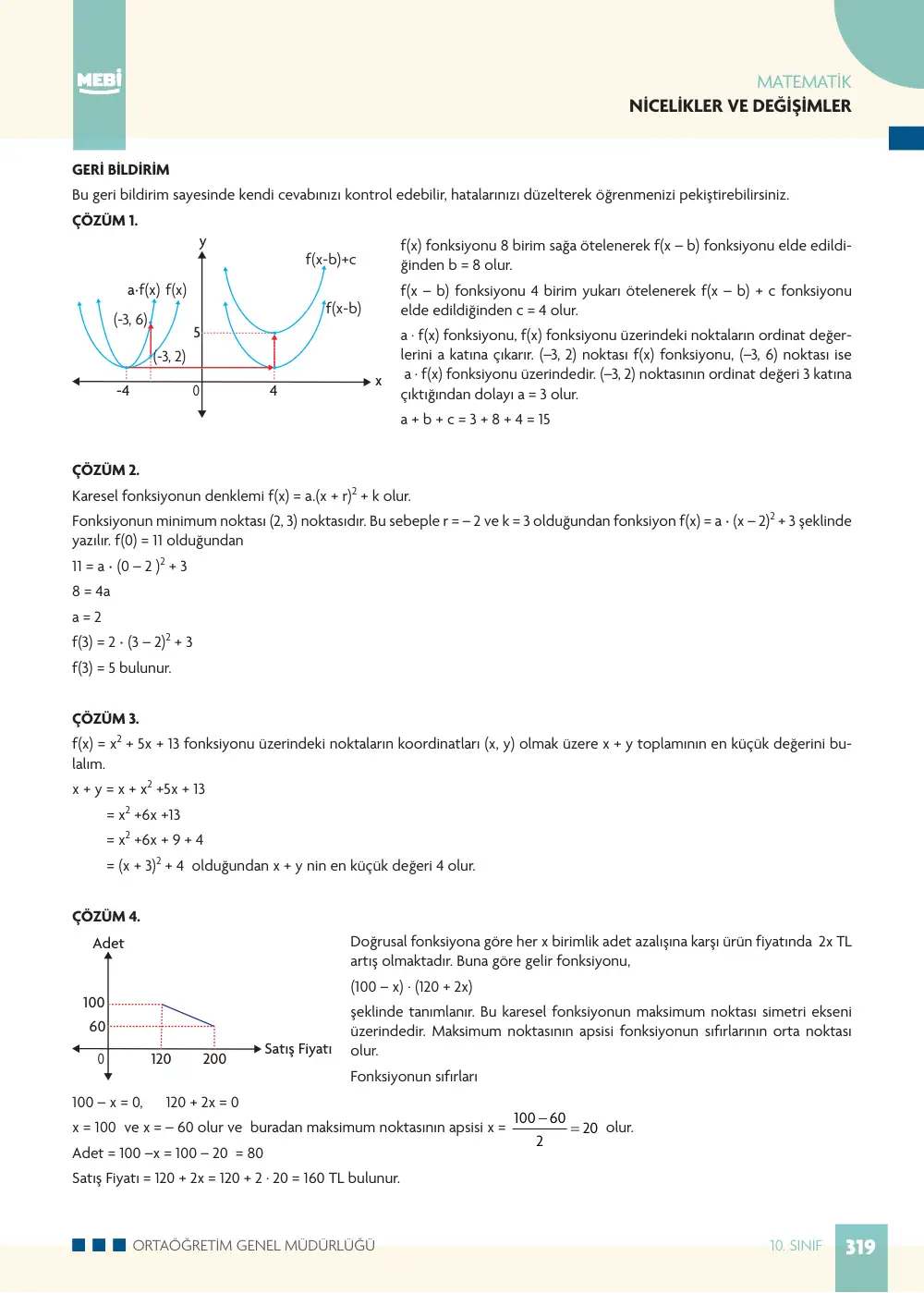 10. Sınıf Matematik Bireysel Öğrenme Etkinlikleri (2026-2027) sayfa 317