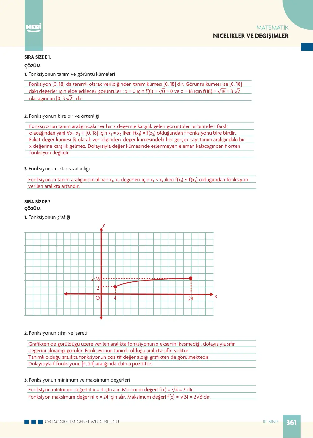 10. Sınıf Matematik Bireysel Öğrenme Etkinlikleri (2026-2027) sayfa 359