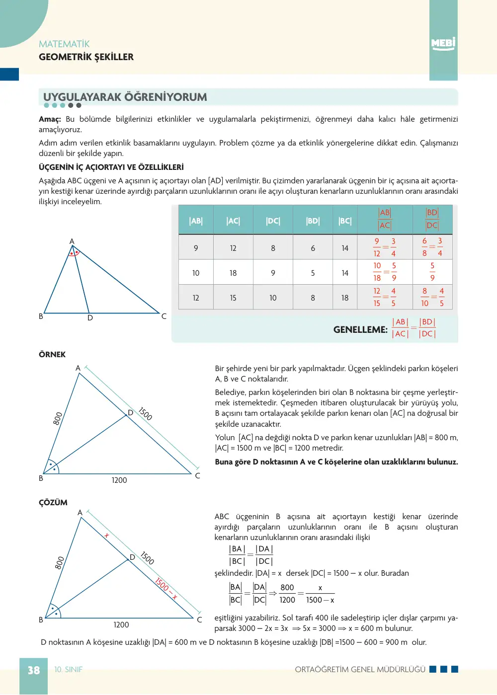 10. Sınıf Matematik Bireysel Öğrenme Etkinlikleri (2026-2027) sayfa 36