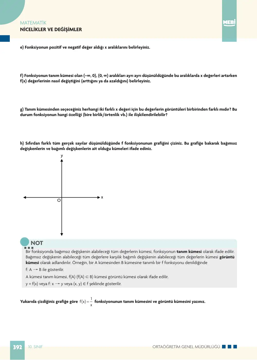 10. Sınıf Matematik Bireysel Öğrenme Etkinlikleri (2026-2027) sayfa 390