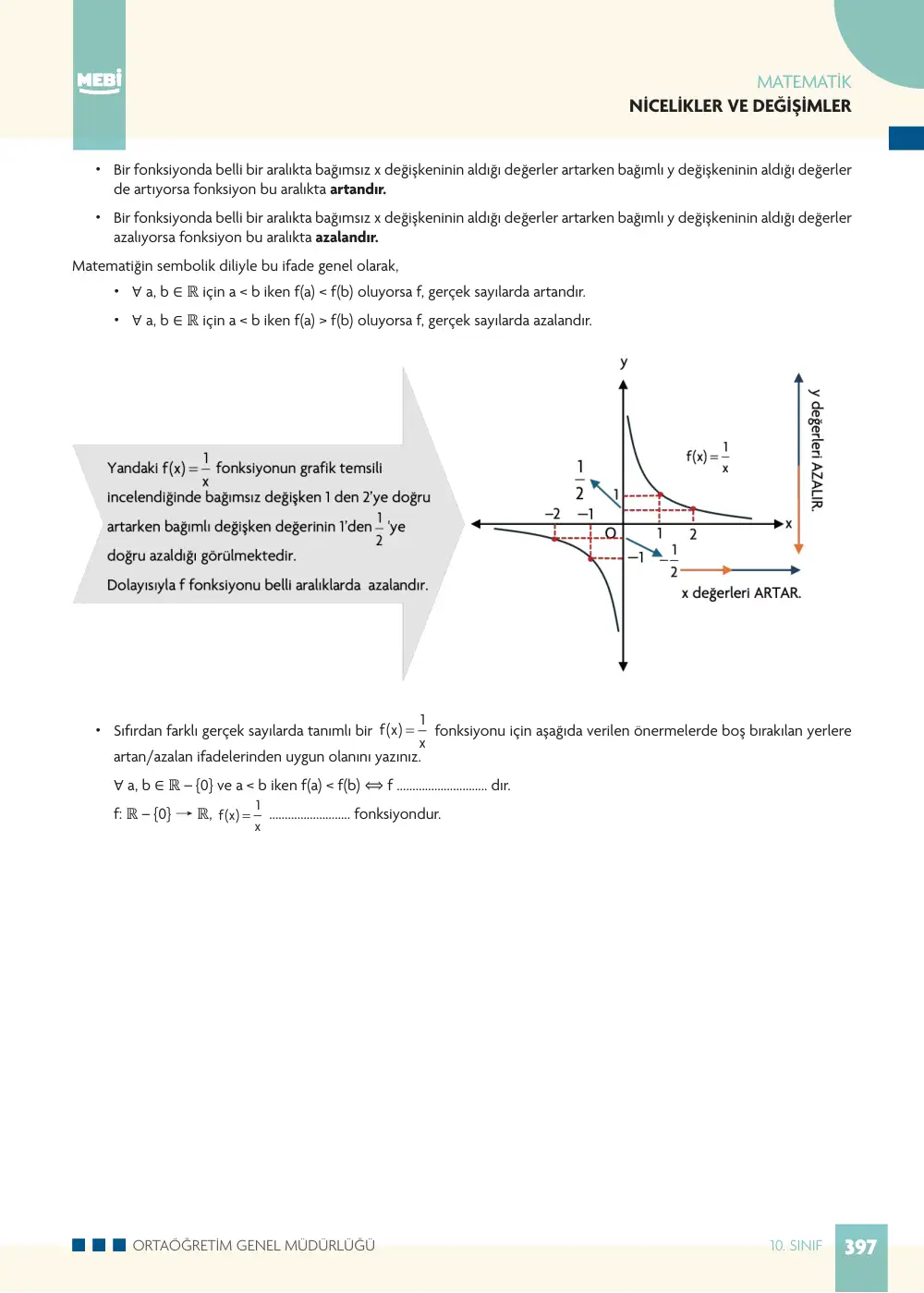 10. Sınıf Matematik Bireysel Öğrenme Etkinlikleri (2026-2027) sayfa 395