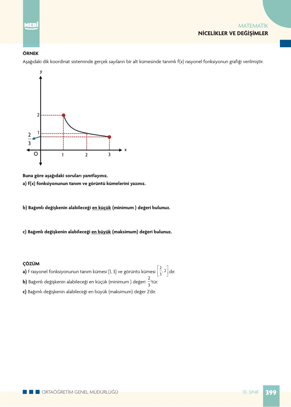 10. Sınıf Matematik Bireysel Öğrenme Etkinlikleri (2026-2027) sayfa 397