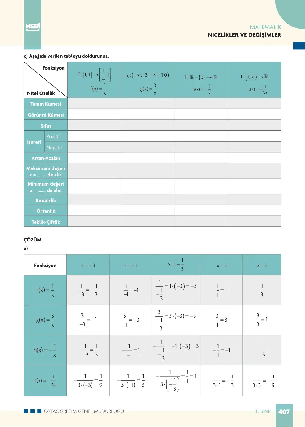 10. Sınıf Matematik Bireysel Öğrenme Etkinlikleri (2026-2027) sayfa 405