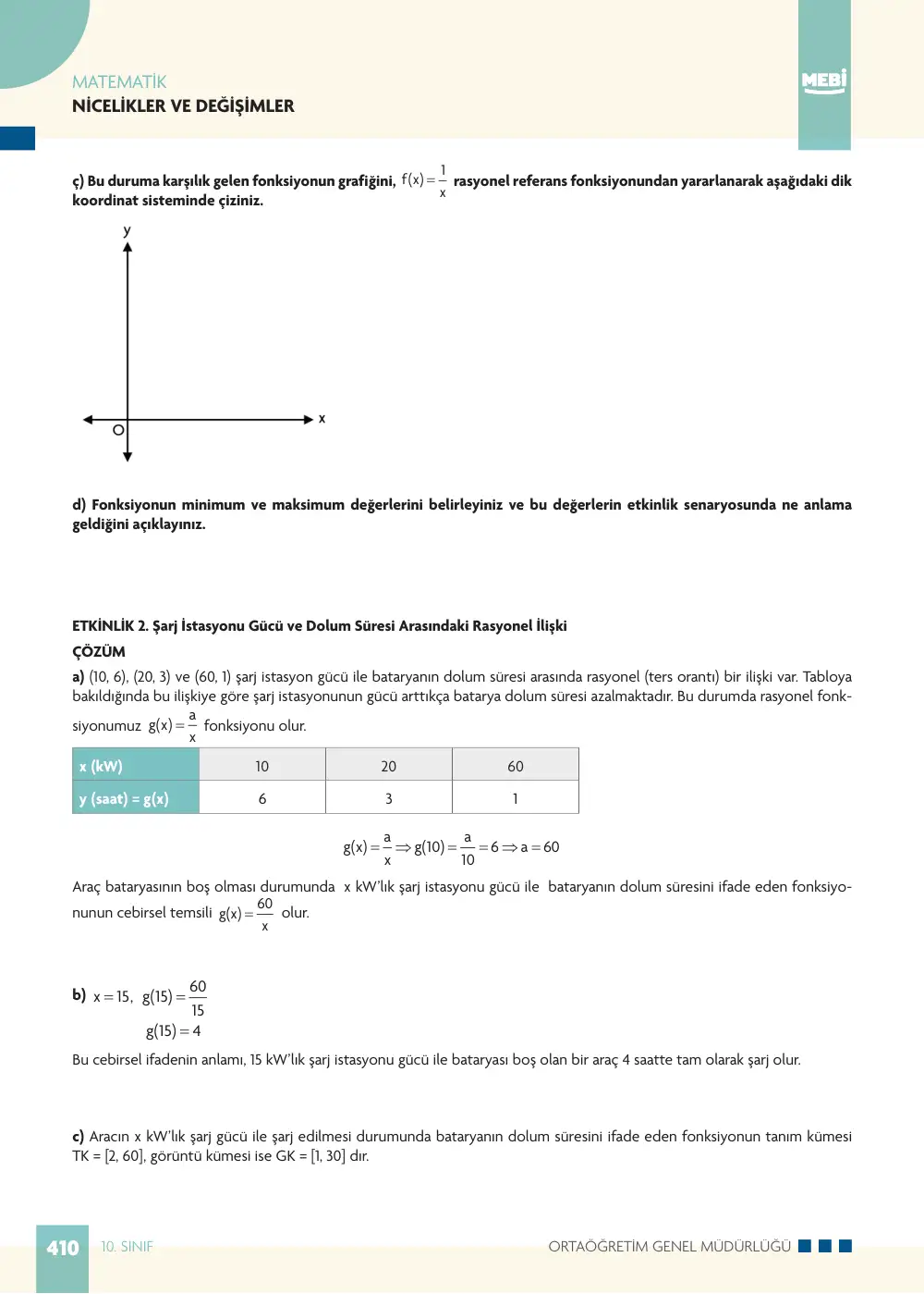 10. Sınıf Matematik Bireysel Öğrenme Etkinlikleri (2026-2027) sayfa 408