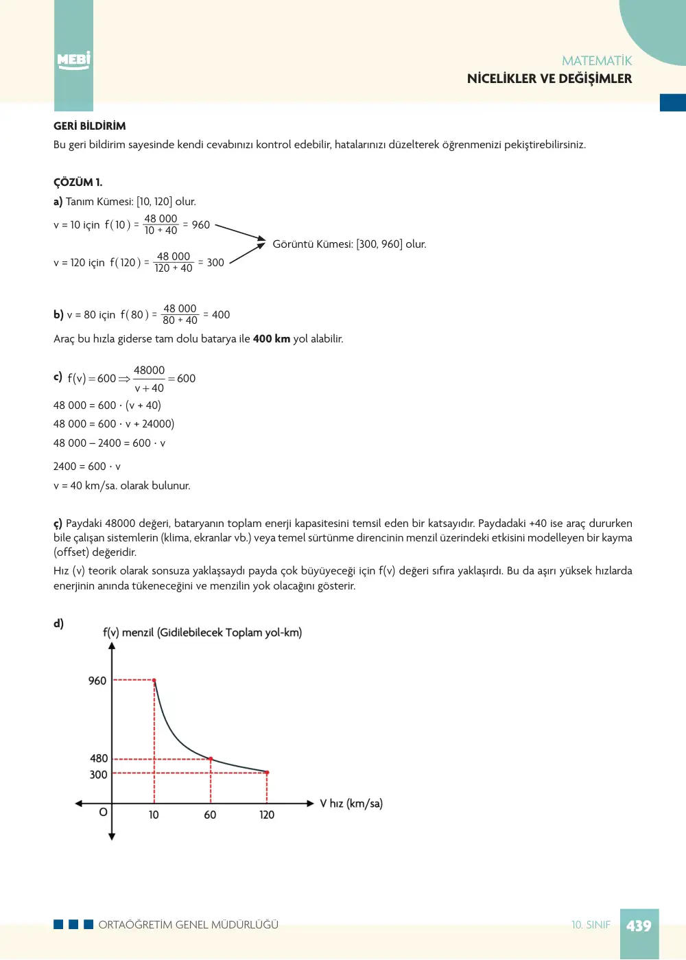 10. Sınıf Matematik Bireysel Öğrenme Etkinlikleri (2026-2027) sayfa 437