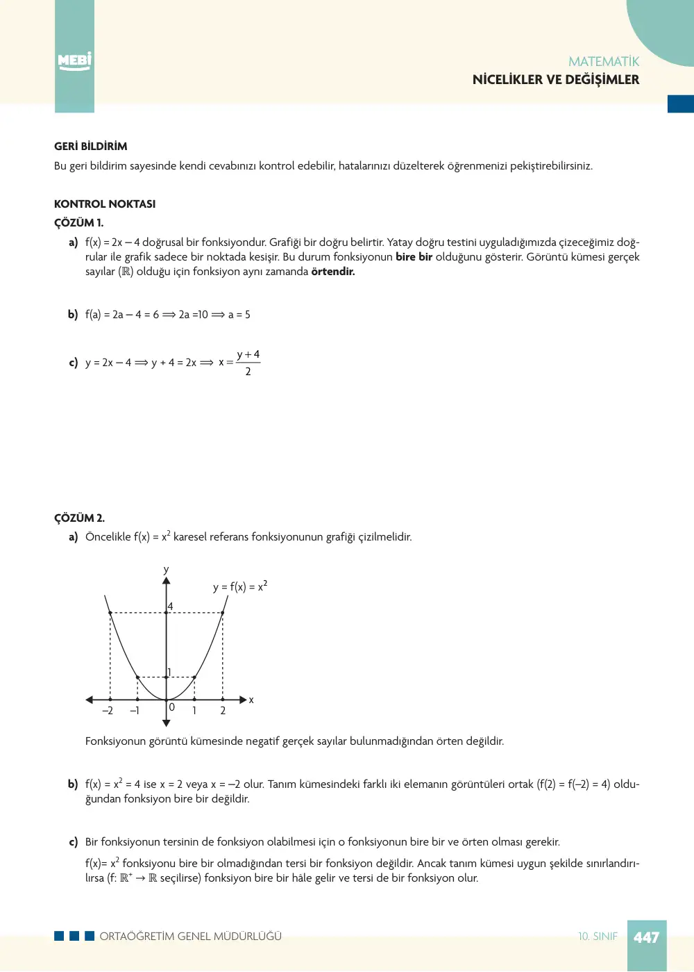 10. Sınıf Matematik Bireysel Öğrenme Etkinlikleri (2026-2027) sayfa 445