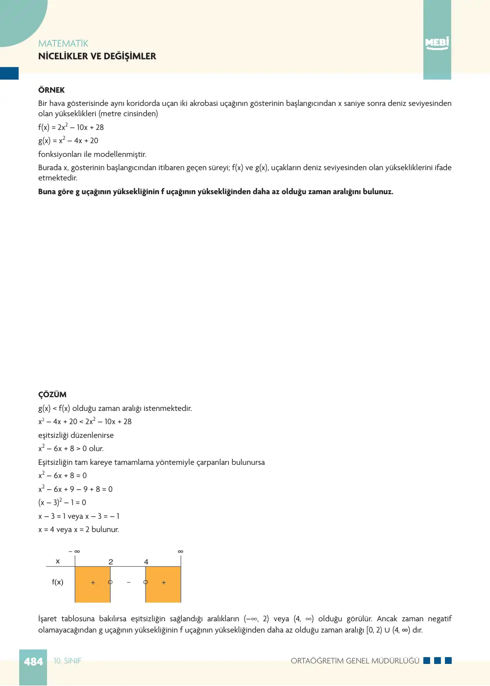 10. Sınıf Matematik Bireysel Öğrenme Etkinlikleri (2026-2027) sayfa 482