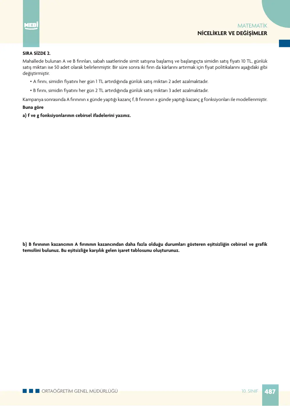 10. Sınıf Matematik Bireysel Öğrenme Etkinlikleri (2026-2027) sayfa 485