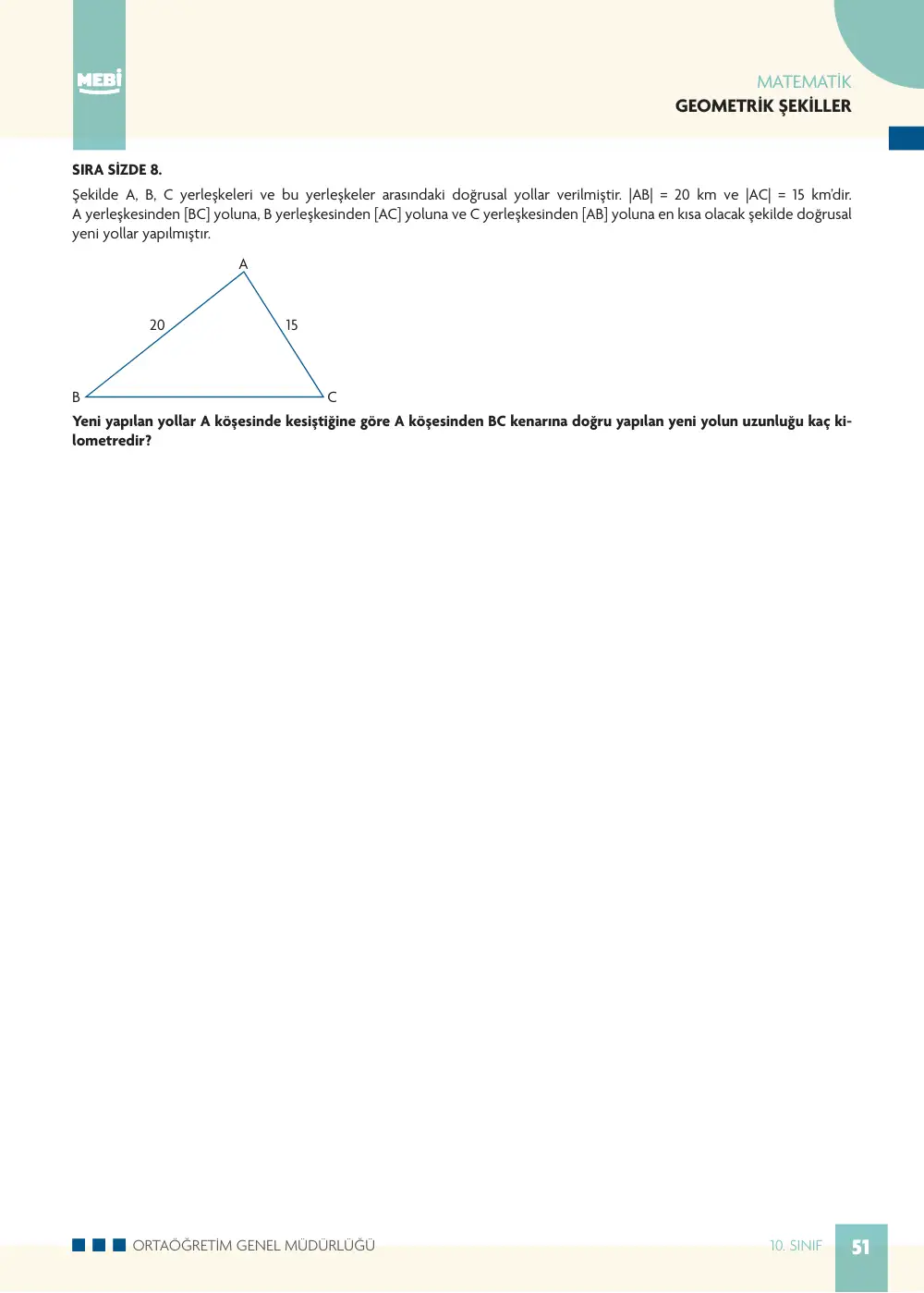 10. Sınıf Matematik Bireysel Öğrenme Etkinlikleri (2026-2027) sayfa 49
