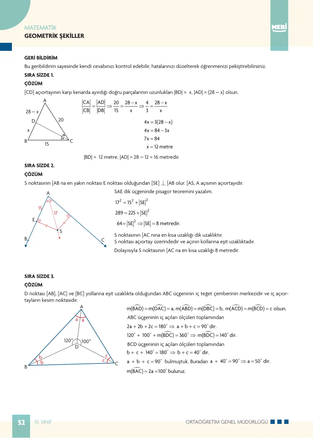10. Sınıf Matematik Bireysel Öğrenme Etkinlikleri (2026-2027) sayfa 50