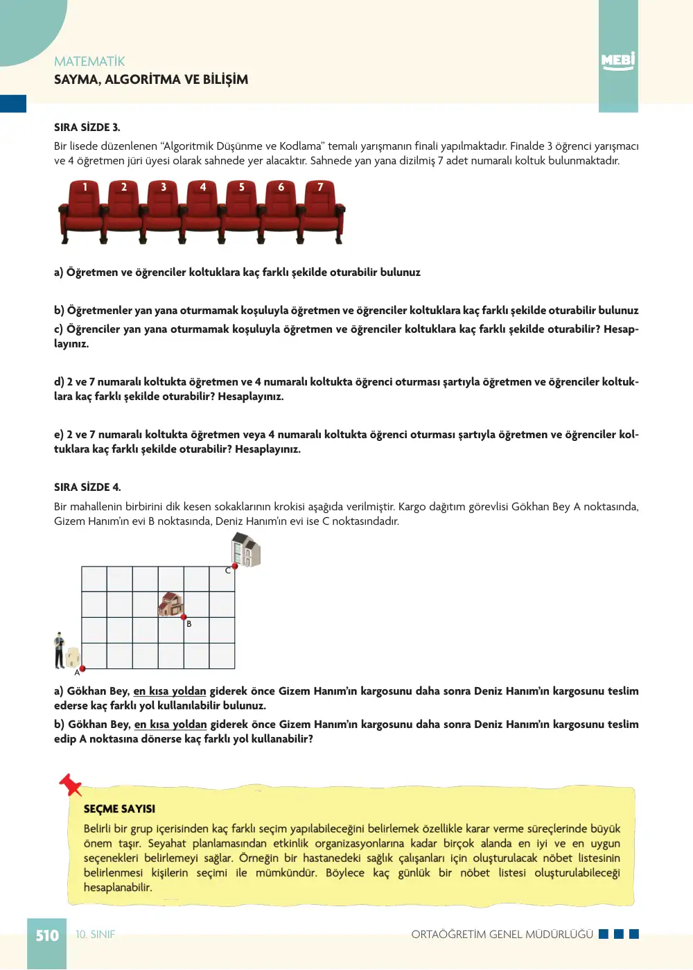 10. Sınıf Matematik Bireysel Öğrenme Etkinlikleri (2026-2027) sayfa 508