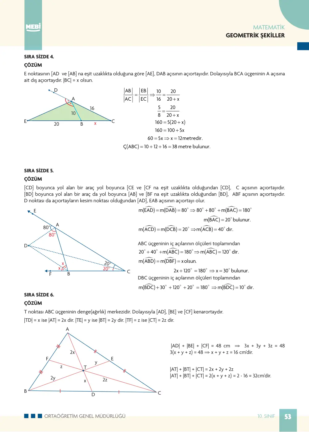 10. Sınıf Matematik Bireysel Öğrenme Etkinlikleri (2026-2027) sayfa 51