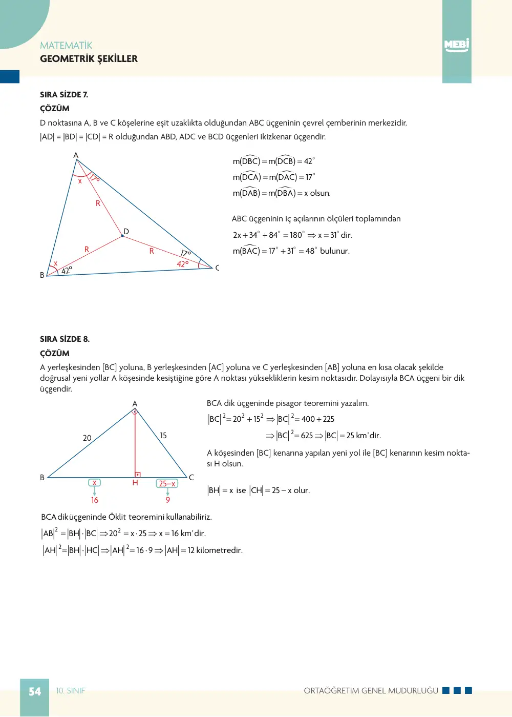 10. Sınıf Matematik Bireysel Öğrenme Etkinlikleri (2026-2027) sayfa 52