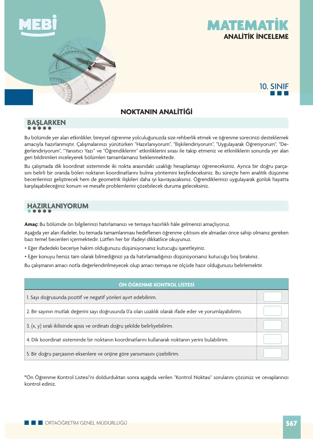 10. Sınıf Matematik Bireysel Öğrenme Etkinlikleri (2026-2027) sayfa 565