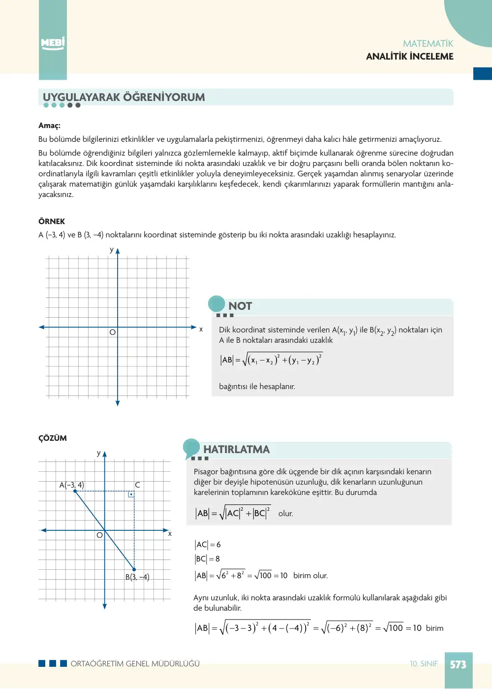 10. Sınıf Matematik Bireysel Öğrenme Etkinlikleri (2026-2027) sayfa 571