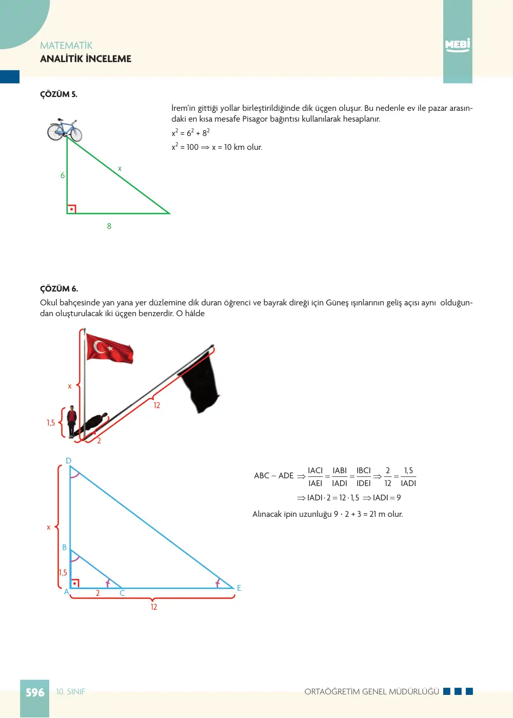 10. Sınıf Matematik Bireysel Öğrenme Etkinlikleri (2026-2027) sayfa 594