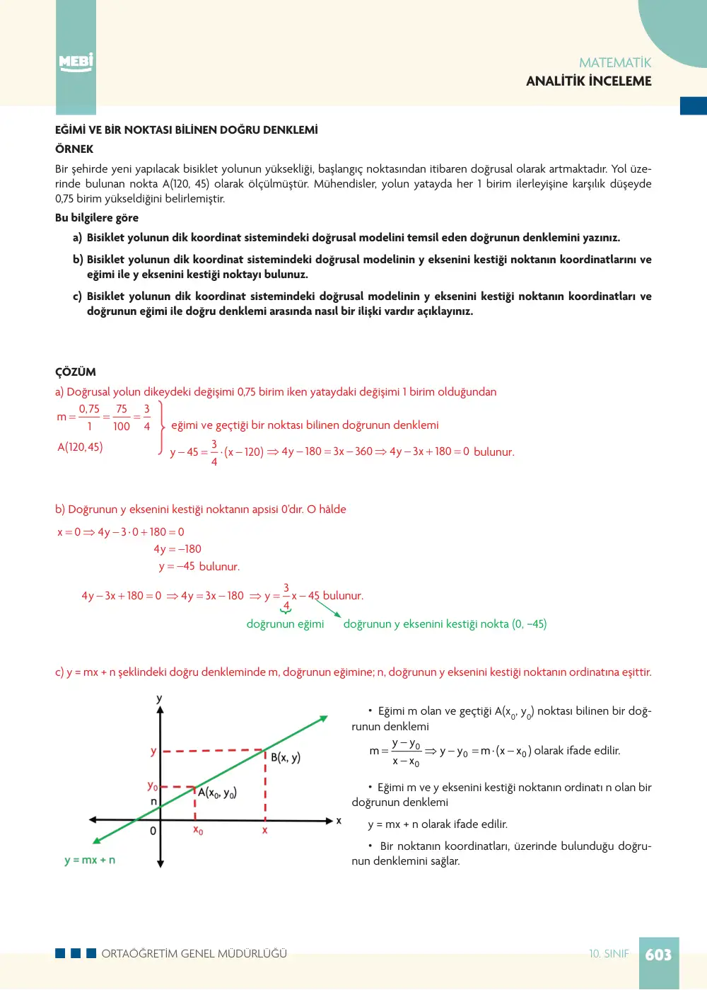 10. Sınıf Matematik Bireysel Öğrenme Etkinlikleri (2026-2027) sayfa 601