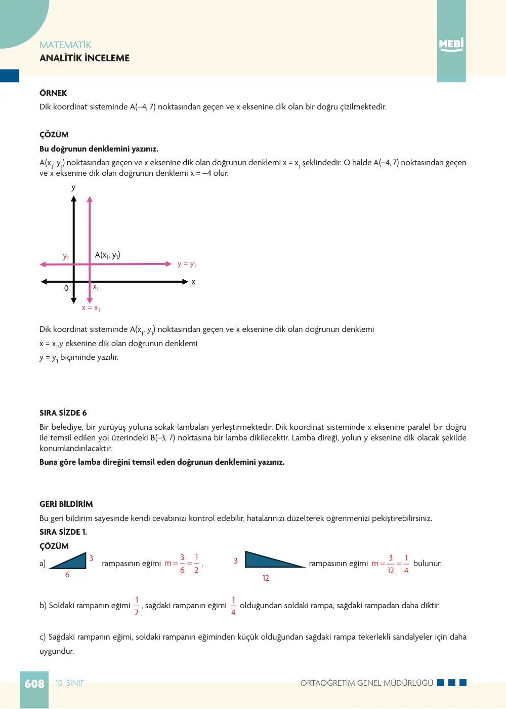 10. Sınıf Matematik Bireysel Öğrenme Etkinlikleri (2026-2027) sayfa 606