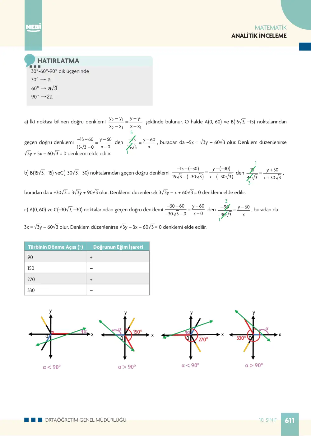 10. Sınıf Matematik Bireysel Öğrenme Etkinlikleri (2026-2027) sayfa 609