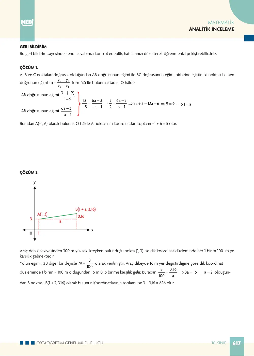 10. Sınıf Matematik Bireysel Öğrenme Etkinlikleri (2026-2027) sayfa 615