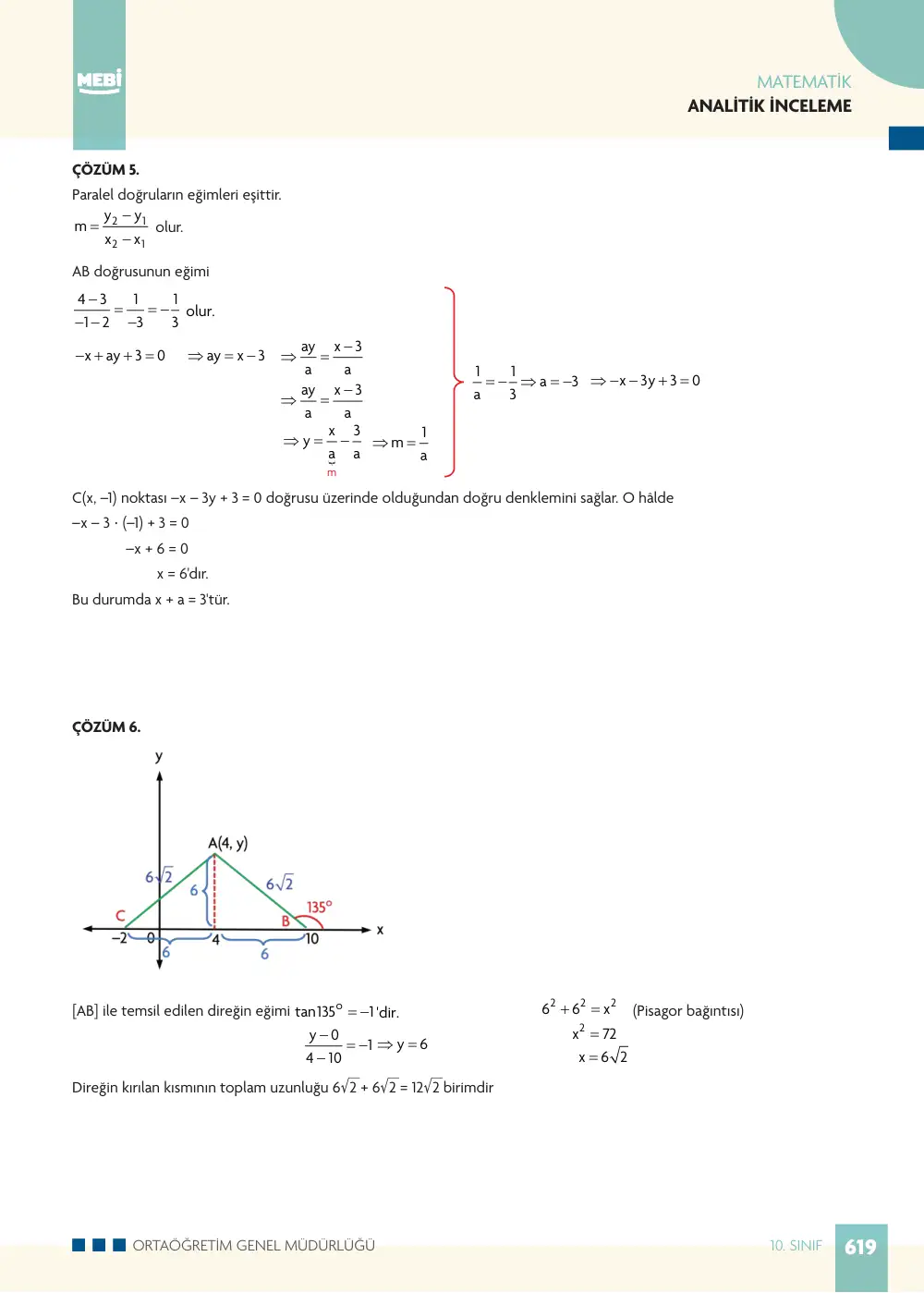 10. Sınıf Matematik Bireysel Öğrenme Etkinlikleri (2026-2027) sayfa 617