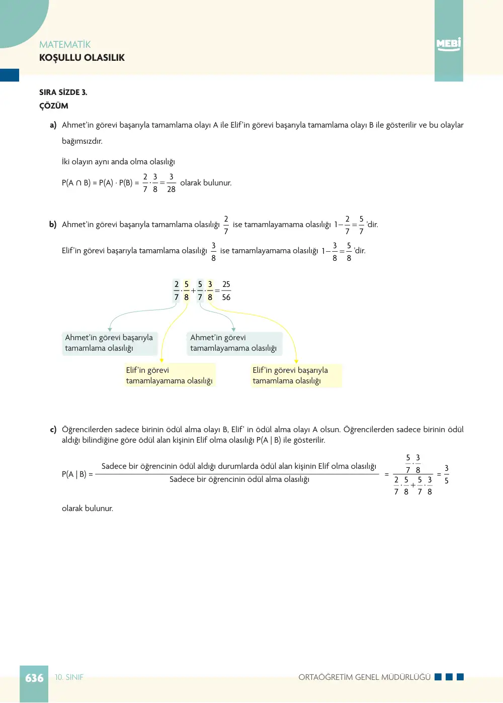10. Sınıf Matematik Bireysel Öğrenme Etkinlikleri (2026-2027) sayfa 634