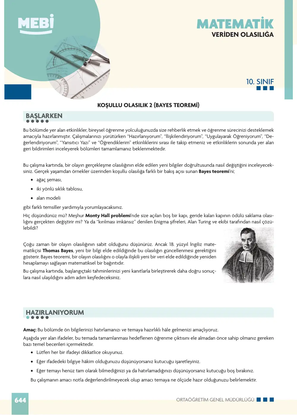 10. Sınıf Matematik Bireysel Öğrenme Etkinlikleri (2026-2027) sayfa 642