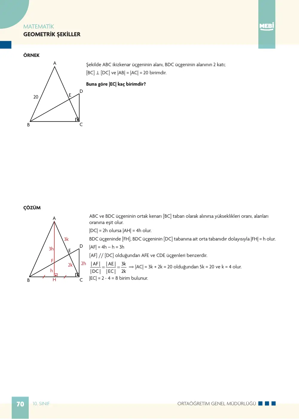 10. Sınıf Matematik Bireysel Öğrenme Etkinlikleri (2026-2027) sayfa 68