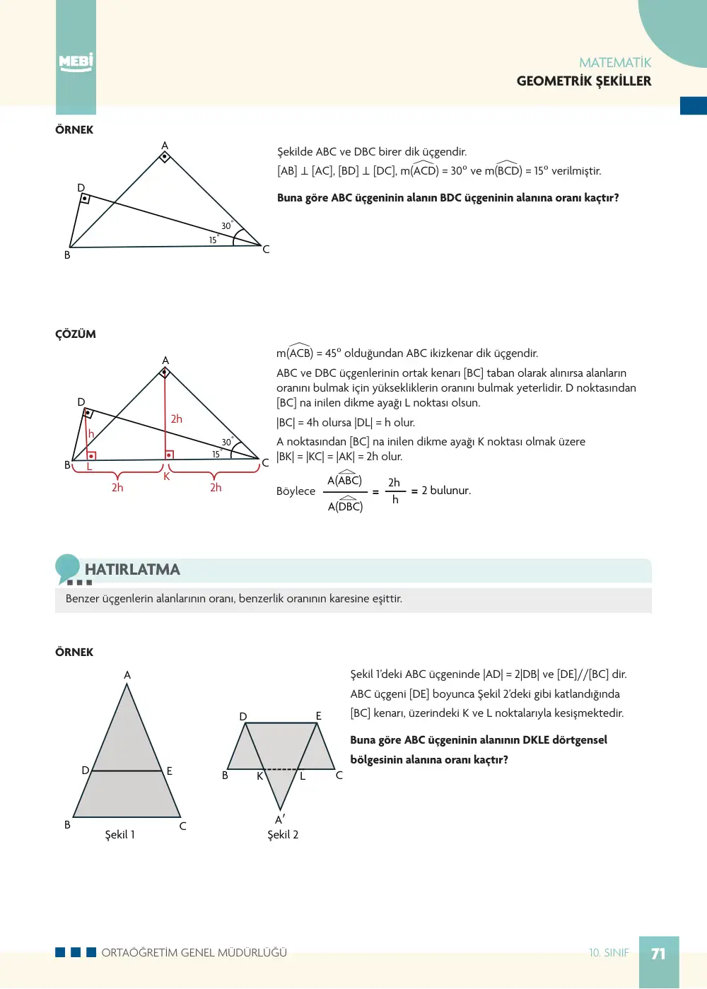 10. Sınıf Matematik Bireysel Öğrenme Etkinlikleri (2026-2027) sayfa 69