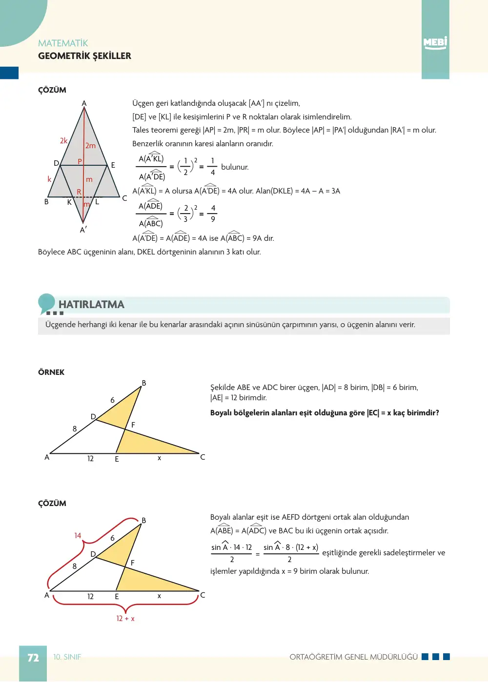 10. Sınıf Matematik Bireysel Öğrenme Etkinlikleri (2026-2027) sayfa 70