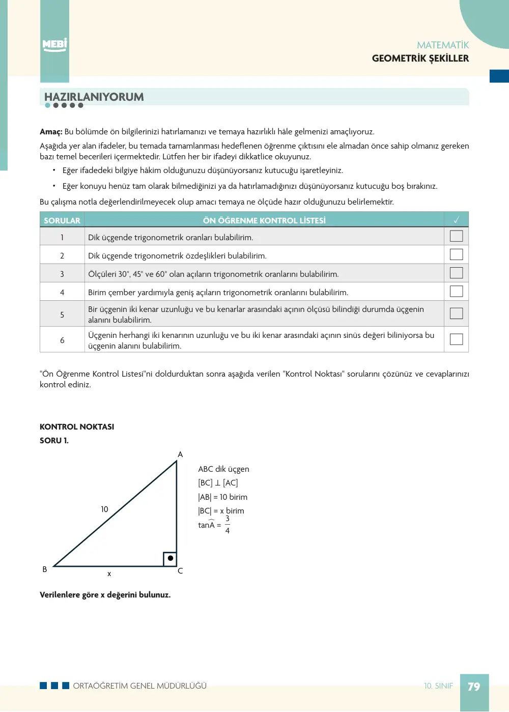 10. Sınıf Matematik Bireysel Öğrenme Etkinlikleri (2026-2027) sayfa 77
