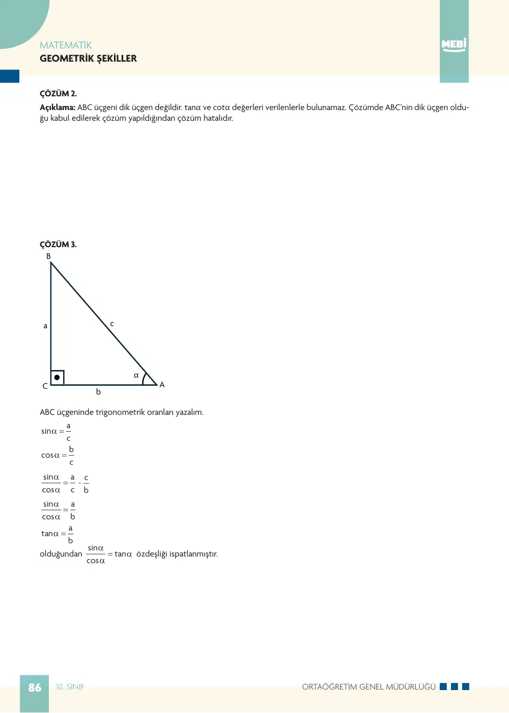 10. Sınıf Matematik Bireysel Öğrenme Etkinlikleri (2026-2027) sayfa 84
