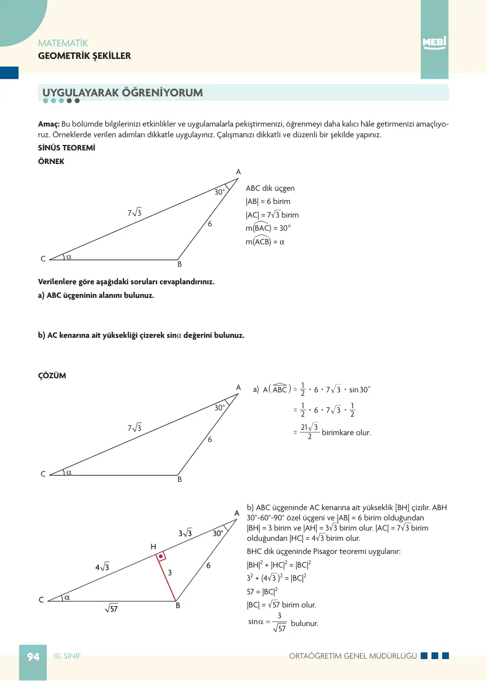 10. Sınıf Matematik Bireysel Öğrenme Etkinlikleri (2026-2027) sayfa 92